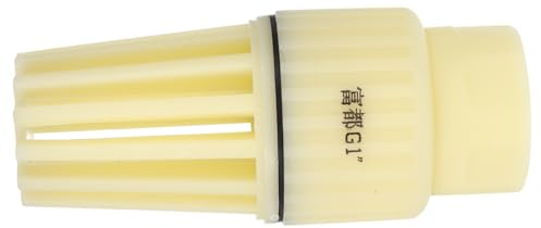 MAGICLULU Valvola di Ritegno Filettata in Pvc Bianco, Dispositivo Antiriflusso per Pompa Acqua, Alta Pressione, Irrigazione Giardino