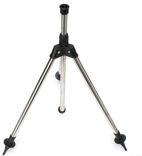 Arroseur rotatif en métal avec support télescopique réglable en hauteur pour une irrigation efficace du jardin et de la pelouse