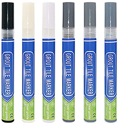 Anti Mould Grout Pen For Revives Restores Tile In White Grey Black Beige Brown