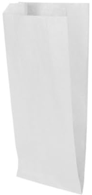 Sacchetti di Carta kraft bianca o naturale per alimenti, varie misure e pezzatture buste bustine per bar attività alimentari paste portattutto (300 buste bianche 14x28 cm)