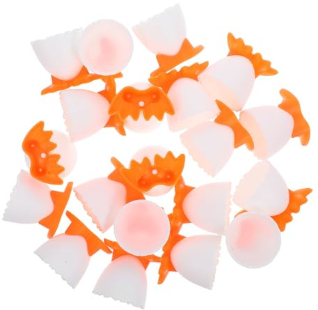 CONGARTENO 20 piezas Soporte para Huevos de Plástico con Diseño de para Huevos Cocidos Huevera Individual Creativa para Desayuno Soporte Estable y Decorativo para Cocina y Restaurante
