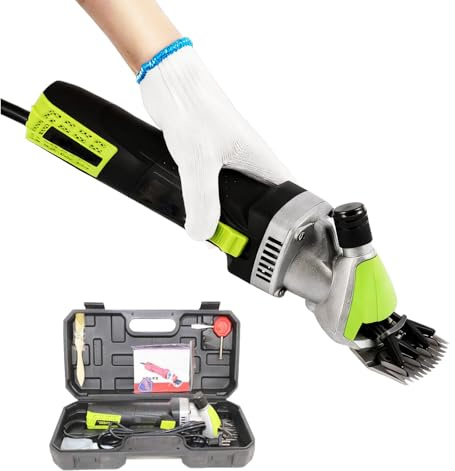 Sladdlös Fårsax Klippmaskin 850W Effekt, 6-Växlad Hästtrimmer För Professionell Grooming 2400 R/Min Hastighet, Klippmaskin 110V/220V Tillval 110V