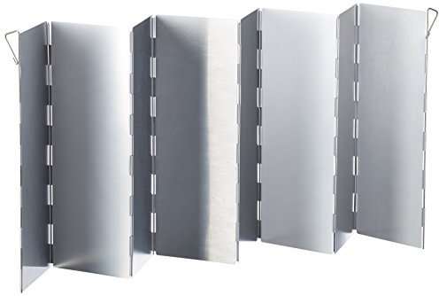 Relags Alu, faltbar Windschutz, Silber, 49x26cm