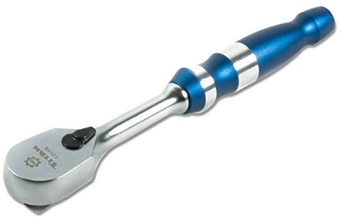 Titan 12160 Trinquete de cabeza plana de 90 dientes de 1/4 pulgadas x 6 pulgadas