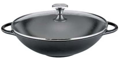 Küchenprofi Wok Glasdeckel-Kp415001030/schwarz