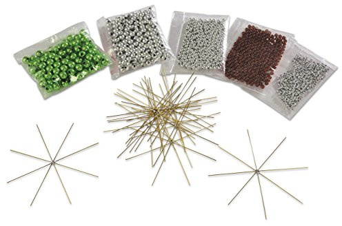 Betzold Drahtsterne-Komplett-Set | Bastelset, Weihnachtsdeko, Baumschmuck, für Kita und Schule