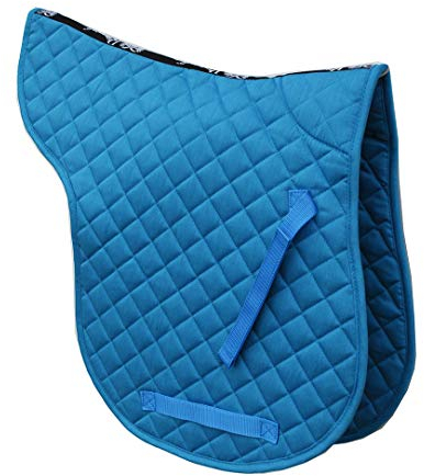 Rhinegold Satteldecke, Baumwolle, gesteppt, 0, türkis, Pony