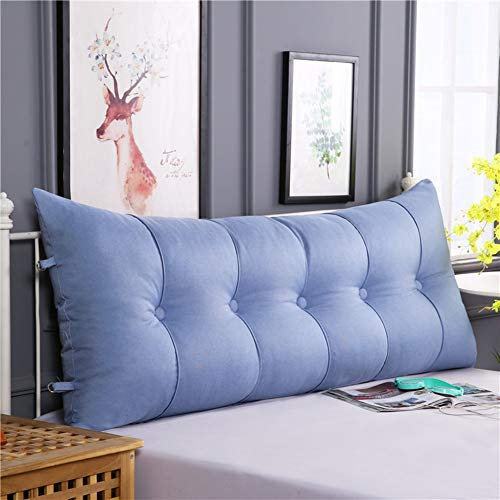 AMYDREAMSTORE Rechteckige Bett Rückseitige Kissen keilkissen, Dreieckige Lesung rückenlehne Polster Polstermöbel Für Sofa-Bett tagesbett-C 20x60x120cm(8x24x47)