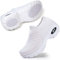 STQ Womens Trainers with Arch Support Non Slip Orthopedic Shoes for Women Work Shoes Comfortable Slip on Shoes Walking White UK 6.5