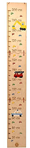 Messleiste Kinder Name Meßleiste Maßstab (Bis 200cm, 1 Kind (Skala links), Fahrzeuge alt)
