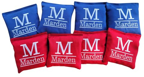 Custom Monogramed Cornhole Bags Embroidered Regulation Full Size Cornhole Bean Bag Toss