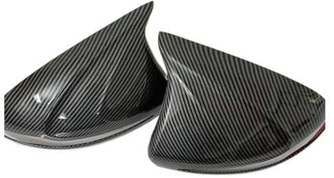 Spiegelkappe Für Benz W205 W213 X253 Für GLC Für GLA Für GLB CE Klasse Carbon Faser Auto Seite Rückspiegel Abdeckung Shell Reverse Spiegel Shell Rückspiegel Spiegelkappen(Farbe:Kohlefaser)