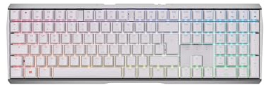 CHERRY MX 3.0S Wireless, Kabellose Mechanische Gaming-Tastatur, Deutsches Layout (QWERTZ), Bluetooth-, Funk- und Kabelverbindung, MX2A RED Switches, Weiß