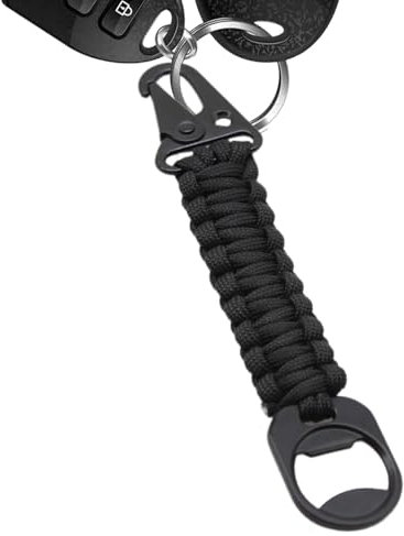 Wonsfuleu Geflochtene Paracord-Schlüsselanhänger, Paracord-Schlüsselanhänger-Clip - Schlüsselband-Schlüsselringhaken mit Schnellverschluss | Geflochtener Paracord-Adlerhaken, geflochtener