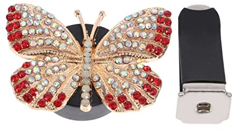 SEWOART 2sätze Car Diffusor Mit Rhinestone Clip Aromatherapie Für Auto Eleganter Luftausströmer Kompakt Und Sicher Inklusive Aromatablette Für Stilvolle Fahrten