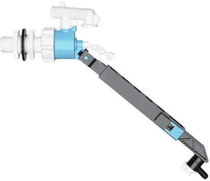 PlumbEZ Universal Side Entry Toilet Cistern Fill Valve with Adjustable Float Arm - 1/2 Toilet Inlet Valve, Side Entry Fill