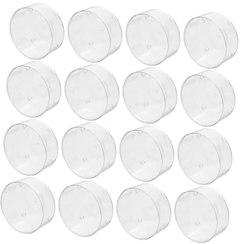 HEALEEP Candelabro De Plástico Transparente Para Velas 100 Pcs Portavelas Para Material Plástico Diseño Simple Adecuado Para Decoración De Hogar e Iglesias