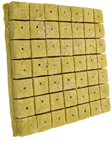 Yardenfun Blocs De Substrat Hydroponique 49 Unités 40x40x40mm pour Pépinière Hors Sol, Cubes De Culture sans Terreau pour Jardinage, Perméabilité Optimale Et Absorption D’humidité