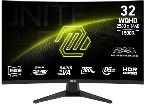 MSI MAG 321CQF E18 Écran Gaming incurvé 31.5 WQHD