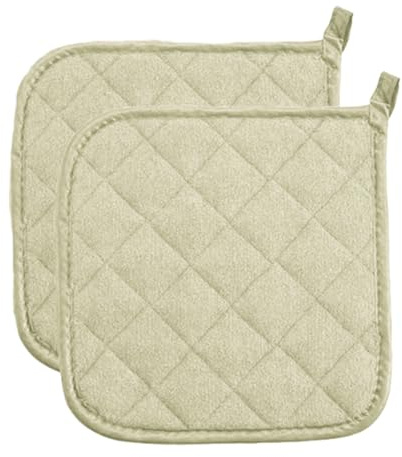 Presine da Cucina, 2 Pezzi, Resistenti al Calore con Gancio per Appendere, Lavabile, Sottopentola Isolanti per Cucina, per Cucinare e Cuocere, per Cucina, Forno, Pentole, 17x17 cm