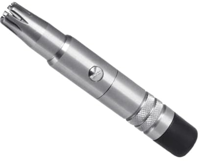 BIUDECO Recortadora Manual de Vello Nasal Vibrissa Cortapelos Nasal Portátil de Acero Inoxidable Diseño Seguro y Fácil Limpieza para Hombre y Mujer 1 Unidad Adecuado para Cuidado