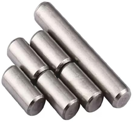 Dowel Pin Cylindrical, M6 Locating Dowel, Length 6-90MM 304 Stainless Steel Fixing Pin Shaft, Solid Metal Rod(M6*55 (10PCS))