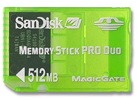512MB Memory Stick Pro Duo