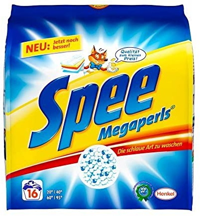 Spee Megaperls, Waschmittel, 5er Pack (5 x 1,215 kg)