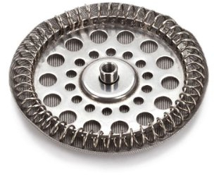 Alessi Gruppo filtrante per caffettiera a filtro a pressa 9094/3, acciaio inossidabile, argento 6,8 cm'