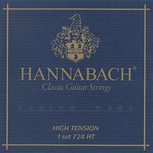 Hannabach Klassikgitarrensaiten Serie 728 High Tension Custom Made - 3er Diskant - 7288HT