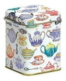 Tea Caddy - Small Square 100gm - TEAPOTS DESIGN - 9.5cm