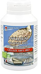 psyllium blond bio gélules 180 cápsulas