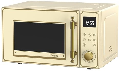 Kaiser Empire très exclusive micro-ondes/capacité 25 l/avec grill et Air Chaud/1000 W/barbecue/ 2300 W Air chaud/Full touchcontrol Contrôle/Poignée de porte en métal bronze/21 fonctions/