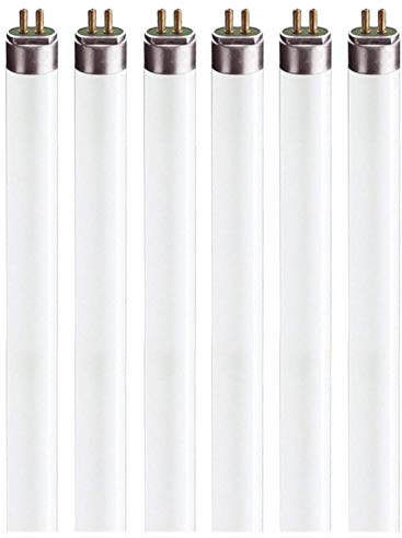 Circle F8T5 Flourescent Light Bulbs - 12 inches Under Cabinet Bulb - Cool White 4100k 8 Watt Tube Bulb - Pack of 6