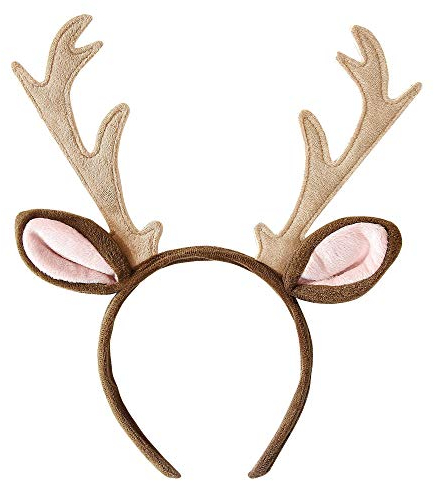 W WIDMANN MILANO Party Fashion - Haarreif Rentier, für Erwachsene, Tierkostüm, für Weihnachten, Karneval