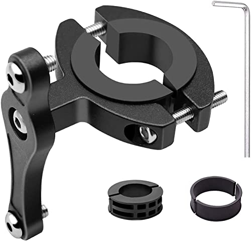 HONZUEN Universal MTB Flaschenhalter Adapter Aluminum, Fahrrad Ersatz Flasche Halterung Wasserflasche Cage Halter Regal Rack Halterung, Seat Post Lenkerhalterung, Schwarz