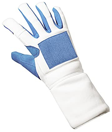 CINGHI LUSSO Fechthandschuhe für Erwachsene & ältere Kinder, Fäustlinge für das tägliche Üben, professionelle Fechtausrüstung - Blau (XXS-XXL)
