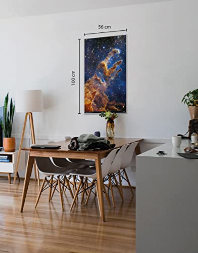 Generisch Fotodruck Säulen der Schöpfung (James Webb Teleskop) - 100cm × 56cm