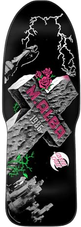 Santa Cruz Reissue Skateboard Deck Malba Tombstone Black 26 cm