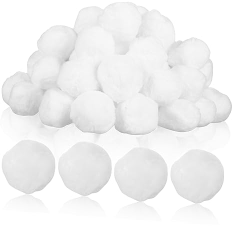 ULTECHNOVO Filterbälle Für Pool Und Aquariumfilter Weiß 700g Vakuumverpackt Wiederverwendbar Effektiv Reinigend Sandfiltersysteme Vielseitig Einsetzbar
