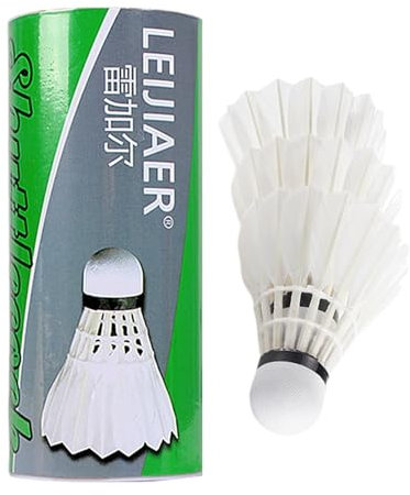 Badminton-Set – 3-teiliges Badminton-Ball, Badminton-Federbälle, Enten-Hochgeschwindigkeits-Shuttle-Ausrüstung, Badminton-Zubehör, Federball-Set für Amateure bis Profisportler