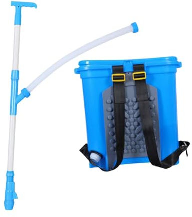 MagiDeal Spandiconcime Manuale 25L, Dispositivo per fertilizzanti Spandiconcime Multifunzione Spruzzatore di fertilizzanti per Prato di Verdure, Regolabile in Altezza