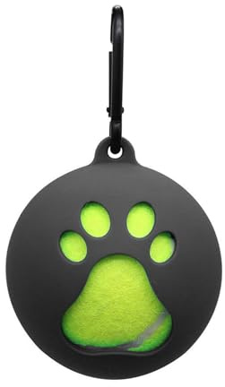 YOGOTEU Tennisball-Halter, Leinen-Befestigung, Haustierball-Abdeckung, Halter, tragbarer Tennisball-Clip