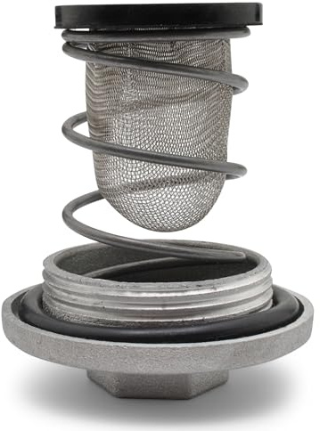 Easyboost Ölablassschraube mit Sieb, Dichtung und Feder für 50cc Roller GY6 4T 139QMB Baotian BT49QT, Kymco Agility, Dink, People, Super 8, Vitality, Peugeot Kisbee, Speedfight 3-4, Tweet, V-Clic