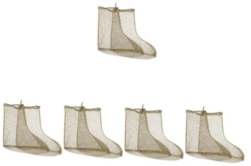 Milisten 5paires Couvre Respirants pour Camping Et Jungle Protection Piqûres Ajustement Confortable Et Polyvalent Parfait pour Activités De Plein Air