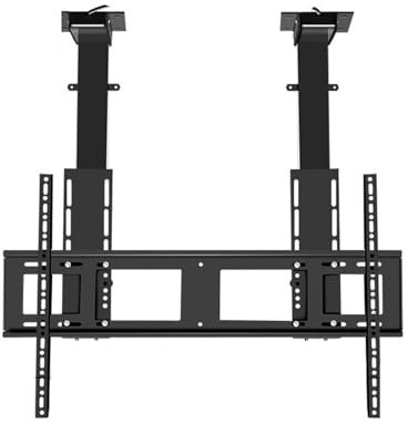 Supporto Da Soffitto Per TV Elettrica Da 55 - 100, Staffa Per TV Motorizzata Con Telecomando E Controllo Manuale Della Memoria, Corsa Telescopica 730~1730 Mm, Per Casa, Ufficio, Sala Conferenze