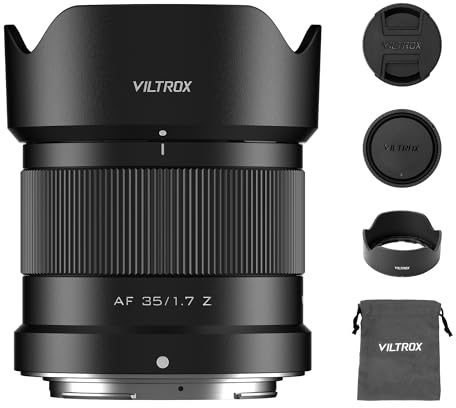 VILTROX AF 35mm F1.7 Objektiv für Nikon Z-Mount, f/1.7 APS-C Autofokus-Festbrennweite mit großer Blende, kompatibel mit Nikon Z-Mount-Kameras Z5, Z50, Z6, Z6II, Z7, Z7II, ZFC, Z30, Z9, Z8, ZF