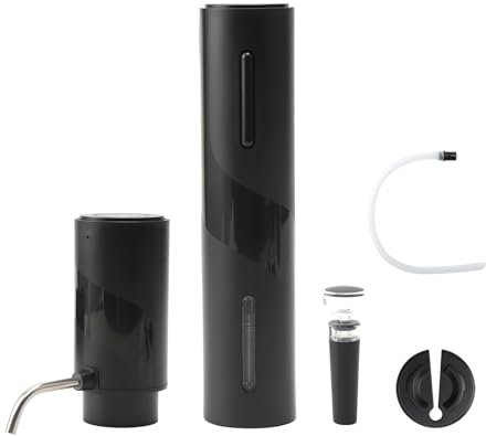 4 in 1 Electric Opener Set Automatic Rechargeable Bottle Opener with Bottle Opener, Decanter, Aerator and Pourer Gift Set for Lovers Home Party Thanksgiving