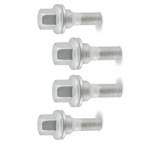 SYBLW Vis de Roue Boulon Compatible avec Peugeot pour 206 207 208 308 407 Boulons Roue Boulons Pneu en Acier Remplacements Boulons Accessoires pour Maintenir Les Moyeux OEM:9682405080 540567