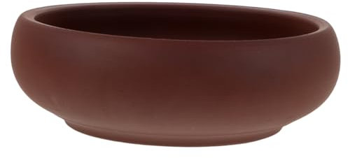 SOIMISS Rustikale Traditionelle Teeschale 600 Ml Für Teezeremonien Gartendeko Vintage Teeschale Aus Ton Kompatibel Mit Kaminen